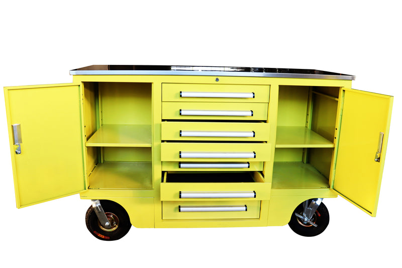 Load image into Gallery viewer, Steelman 4.5&#39; Garage Cabinet Workbench (7 Drawers &amp; 2 Cabinets)
