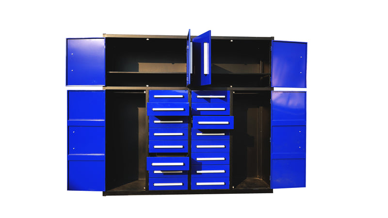 Load image into Gallery viewer, Steelman 7&#39; Garage Cabinet (16 Drawers)
