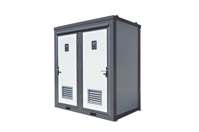 Load image into Gallery viewer, Bastone Portable Restroom 2 Private Toilet Stalls
