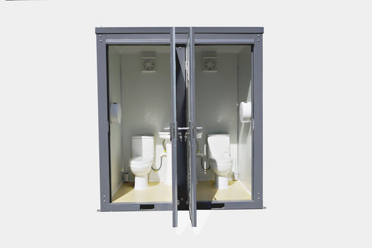 Toilettes Portables Bastone 2 Cabines De Toilettes Privées