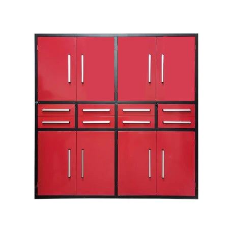 Load image into Gallery viewer, Steelman 7&#39; Garage Cabinet (8 Drawers &amp; 8 Cabinets)
