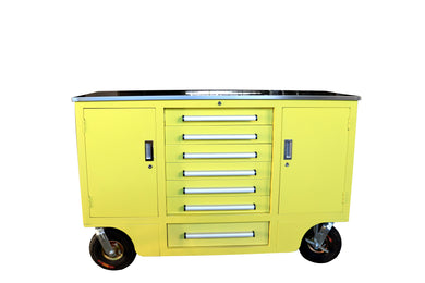 Steelman 4.5' Garage Cabinet Workbench (7 Drawers & 2 Cabinets)