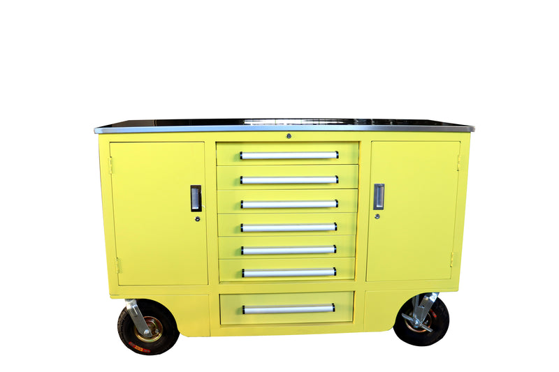 Load image into Gallery viewer, Steelman 4.5&#39; Garage Cabinet Workbench (7 Drawers &amp; 2 Cabinets)
