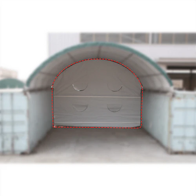 Endwall for Container Shelters - Back