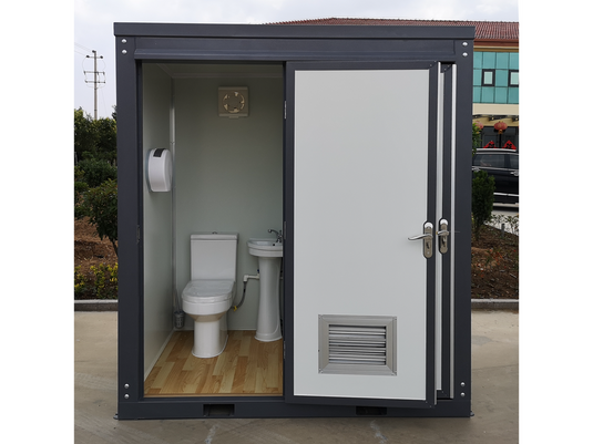 Bastone Portable Restroom 2 Private Toilet Stalls