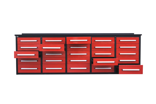 Steelman 10' armoire de rangement avec établi (25 tiroirs)