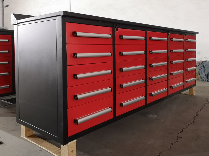 Load image into Gallery viewer, Steelman 10&#39; Workbench with Storage Drawers (25 Drawers)
