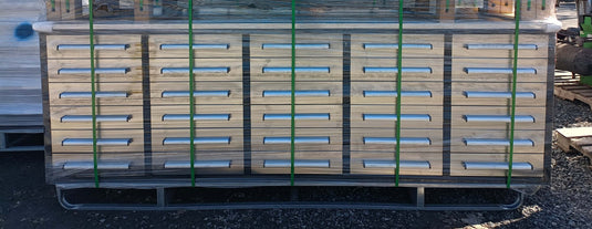 Steelman 10' armoire de rangement avec établi en acier inoxydable (30 tiroirs)