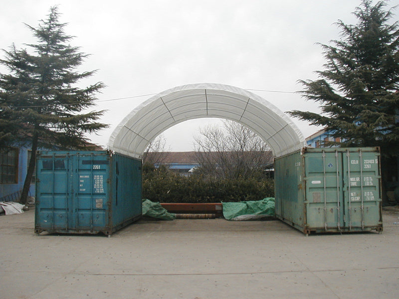 Load image into Gallery viewer, Gold Mountain Shipping Container Canopy Shelter 20&#39;x20&#39;
