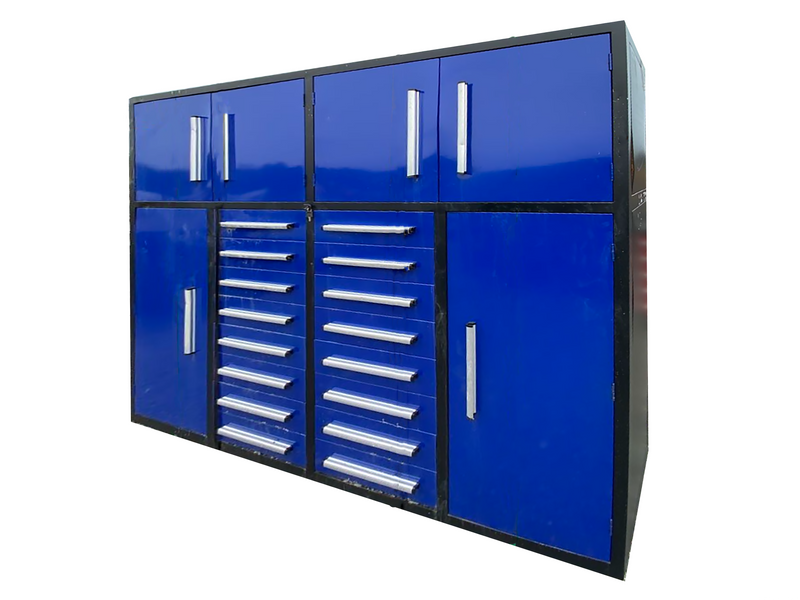 Load image into Gallery viewer, Steelman 7&#39; Garage Storage Cabinets (16 Drawers)
