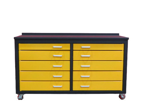 Steelman 6‘ armoire de rangement avec établi (10 tiroirs)
