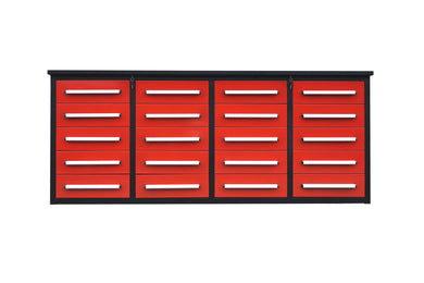 Steelman 7‘ armoire de rangement avec établi (20 tiroirs)