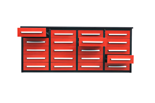 Steelman 7' Garage Cabinet Workbench (20 Drawers)