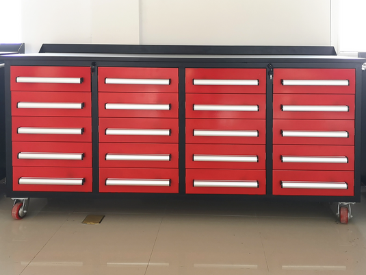 Steelman 7' Garage Cabinet Workbench (20 Drawers)
