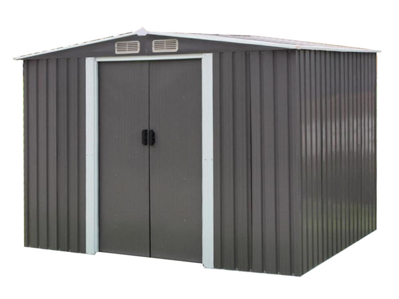 Load image into Gallery viewer, Bastone Portable Metal Storage Shed 8&#39;x8&#39;
