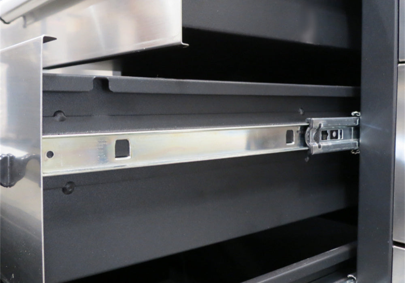 Steelman 10' armoire de rangement avec établi en acier inoxydable (18  tiroirs & 2 cabinets)
