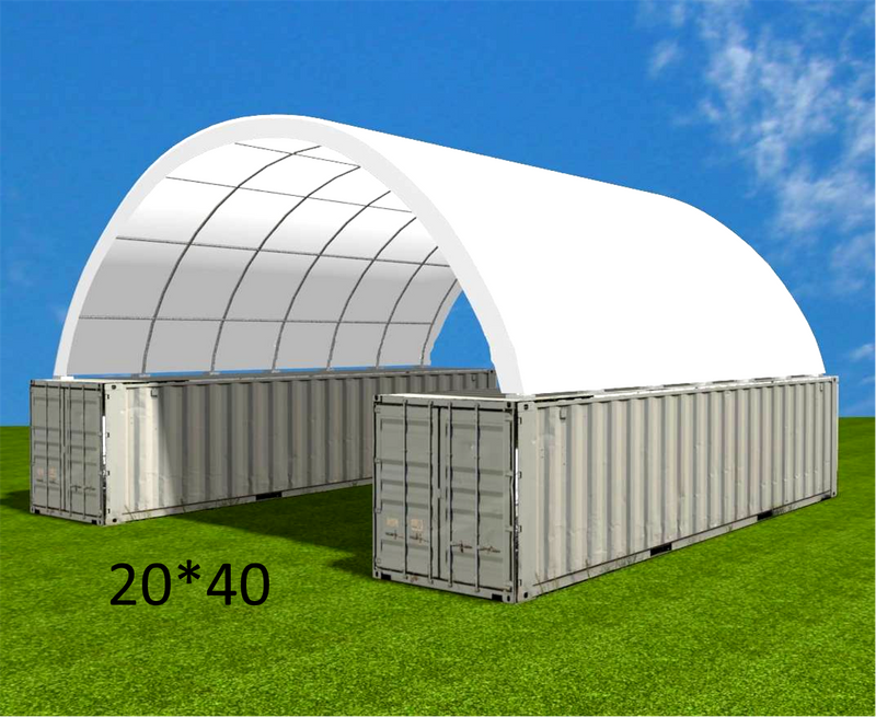 Load image into Gallery viewer, Best Shipping Container Canopy Shelter 20’x40’
