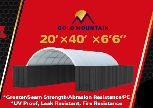 Gold Mountain Shipping Container Canopy Shelter 20’x40’