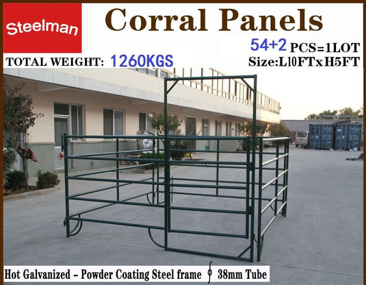 Steelman Corral Panel for Livestock