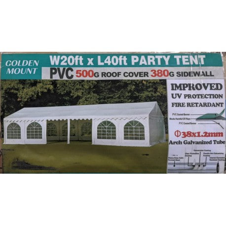 Load image into Gallery viewer, Golden Mount Party Tent 20&#39;x40&#39;
